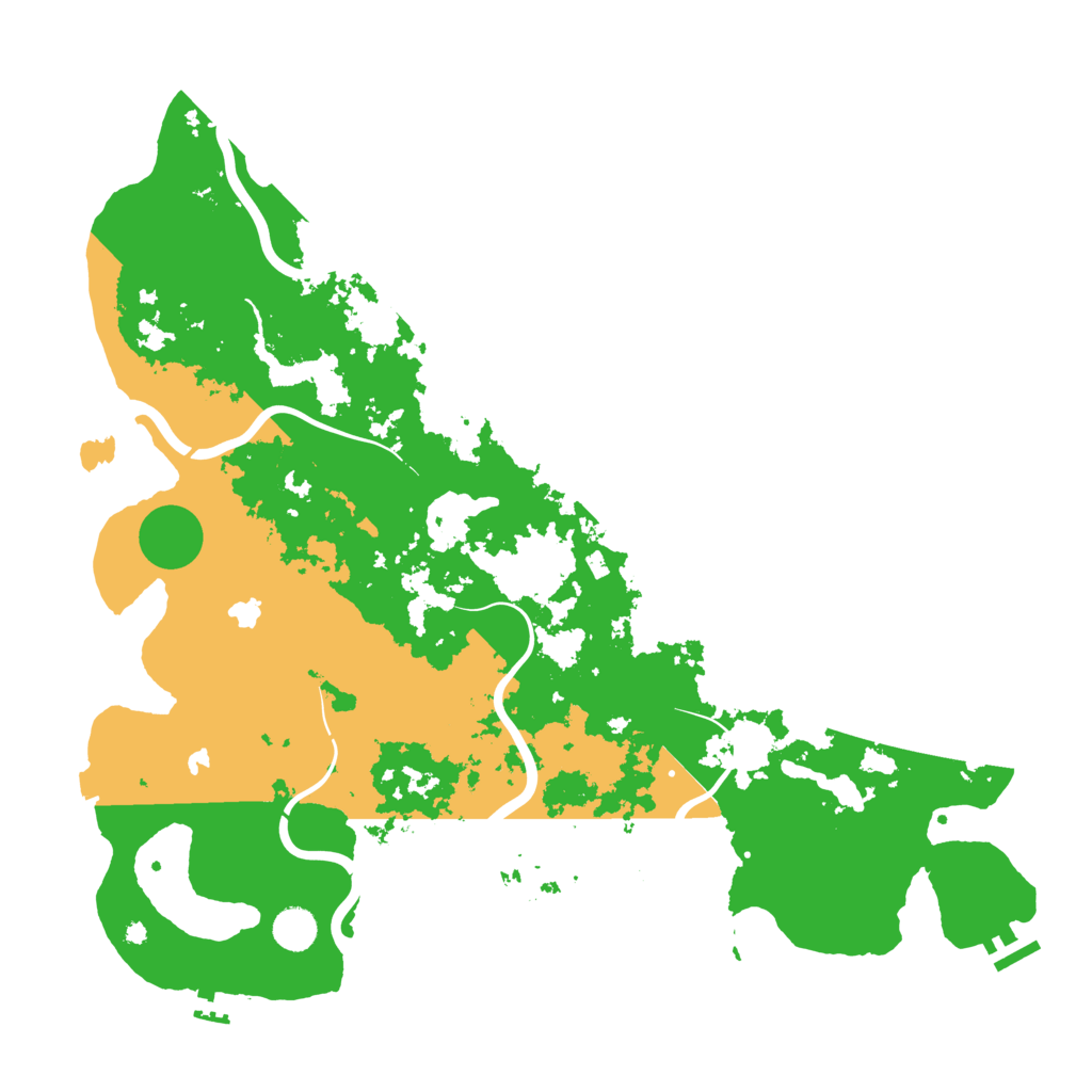Biome Rust Map: Procedural Map, Size: 4500, Seed: 572282434