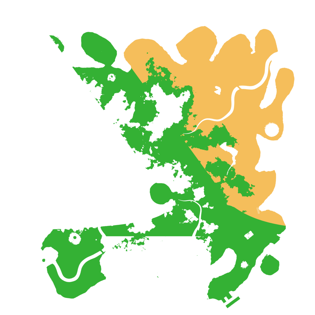 Biome Rust Map: Procedural Map, Size: 4000, Seed: 2143105248