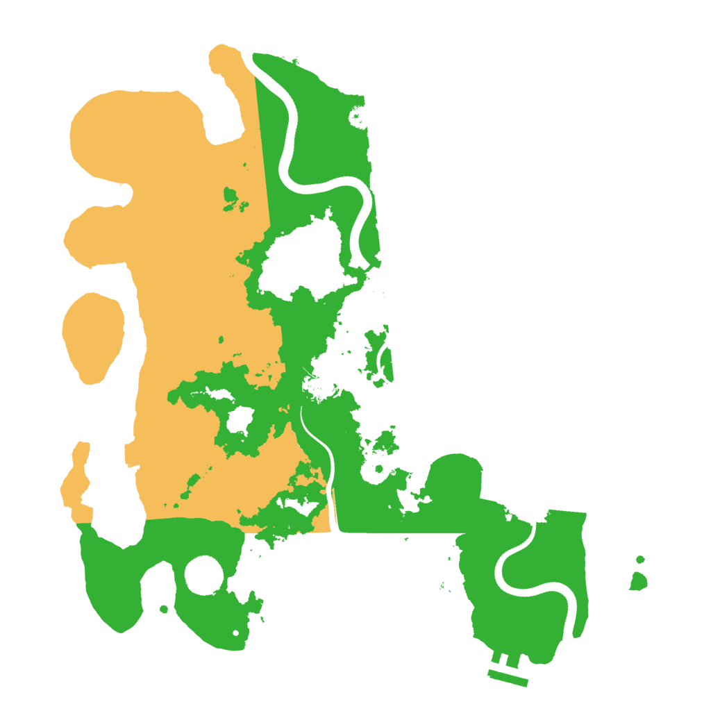 Biome Rust Map: Procedural Map, Size: 3500, Seed: 2106395266