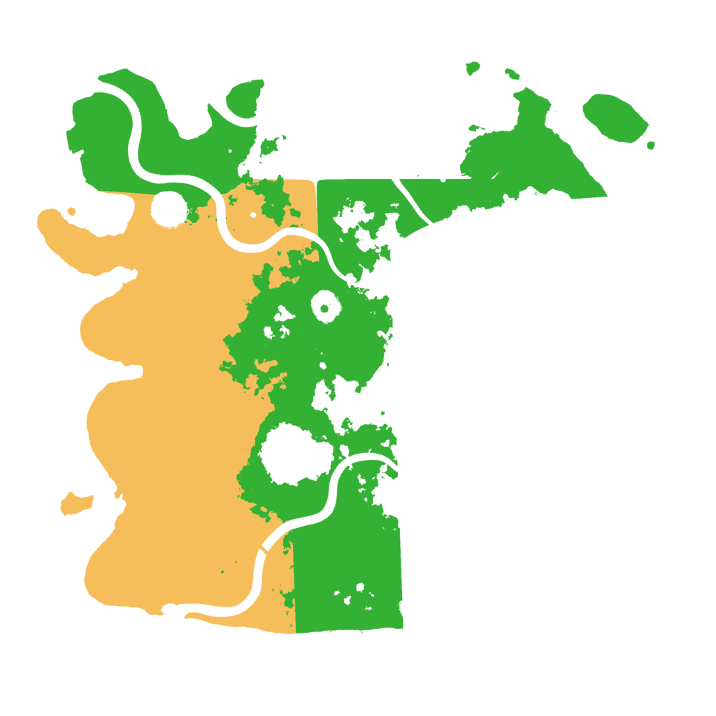 Biome Rust Map: Procedural Map, Size: 3550, Seed: 17575338