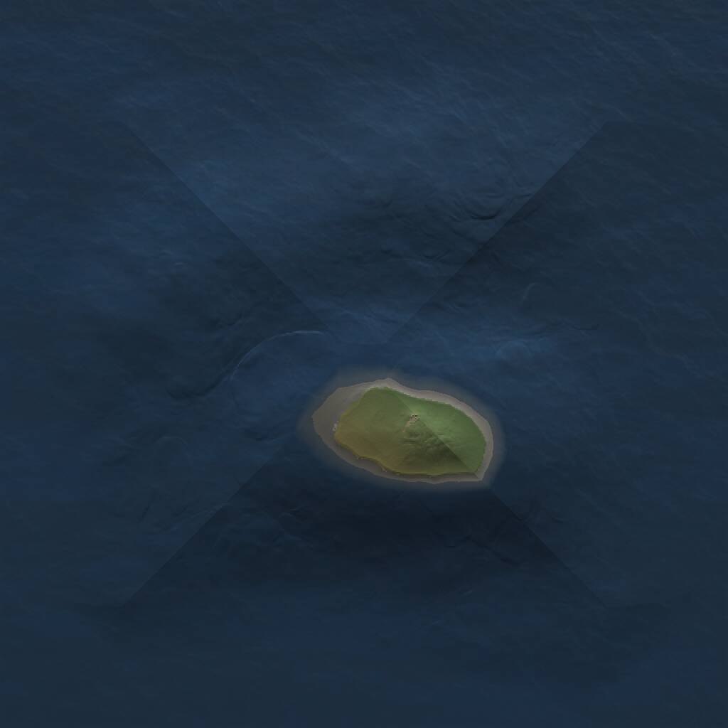 Rust Map: Procedural Map, Size: 1000, Seed: 353715553, 1 Monuments