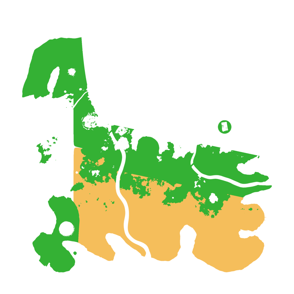 Biome Rust Map: Procedural Map, Size: 3500, Seed: 1537997350