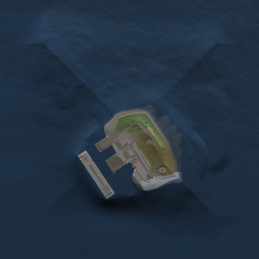 Rust Map: Procedural Map, Size: 1000, Seed: 370362781, 2 Monuments