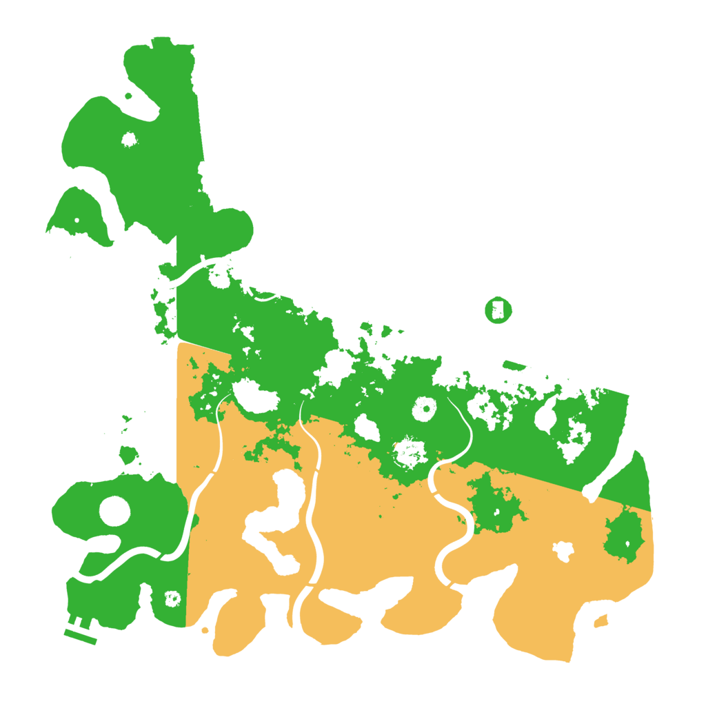 Biome Rust Map: Procedural Map, Size: 4300, Seed: 96656388