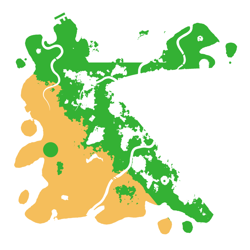 Biome Rust Map: Procedural Map, Size: 4400, Seed: 240420245