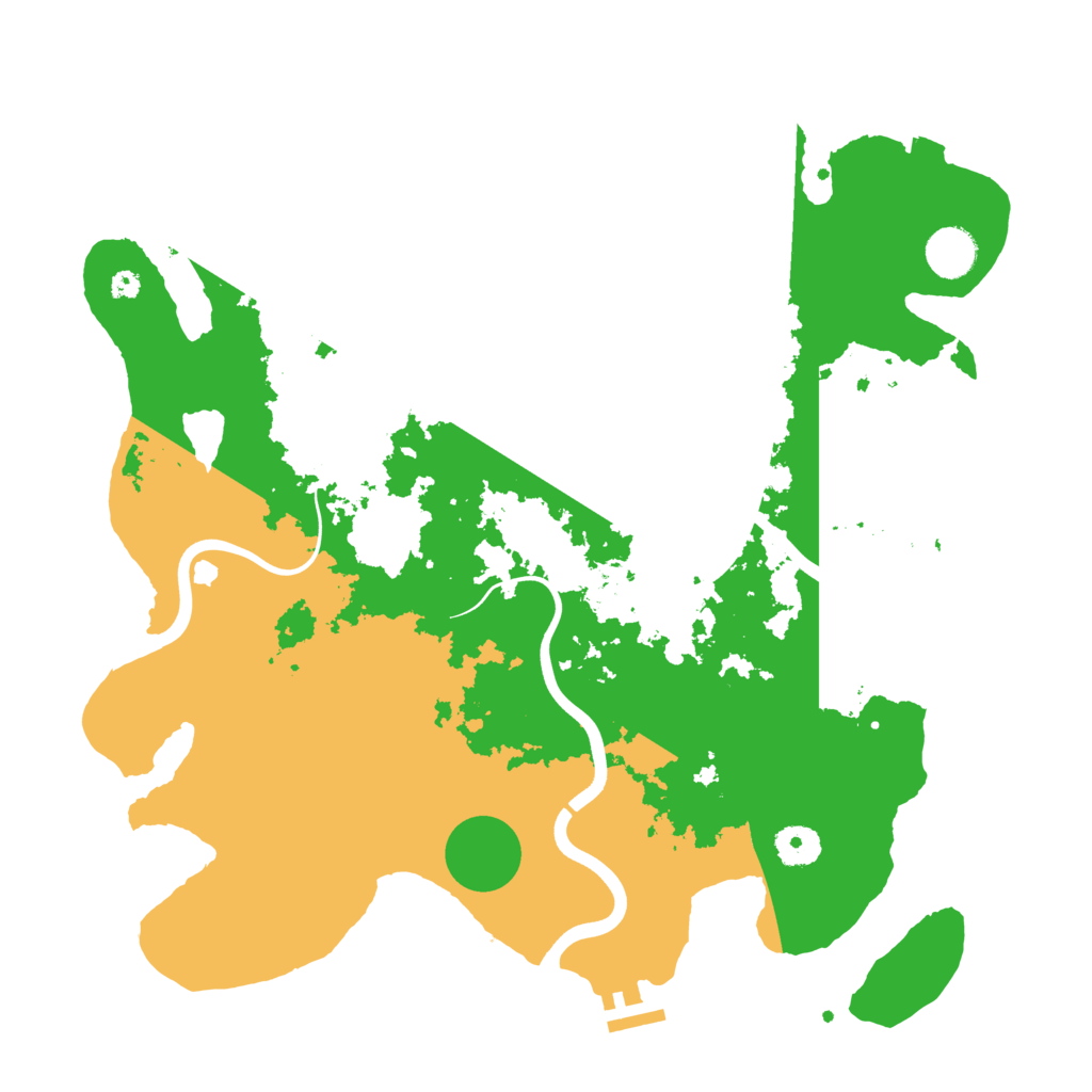 Biome Rust Map: Procedural Map, Size: 3800, Seed: 2097808898
