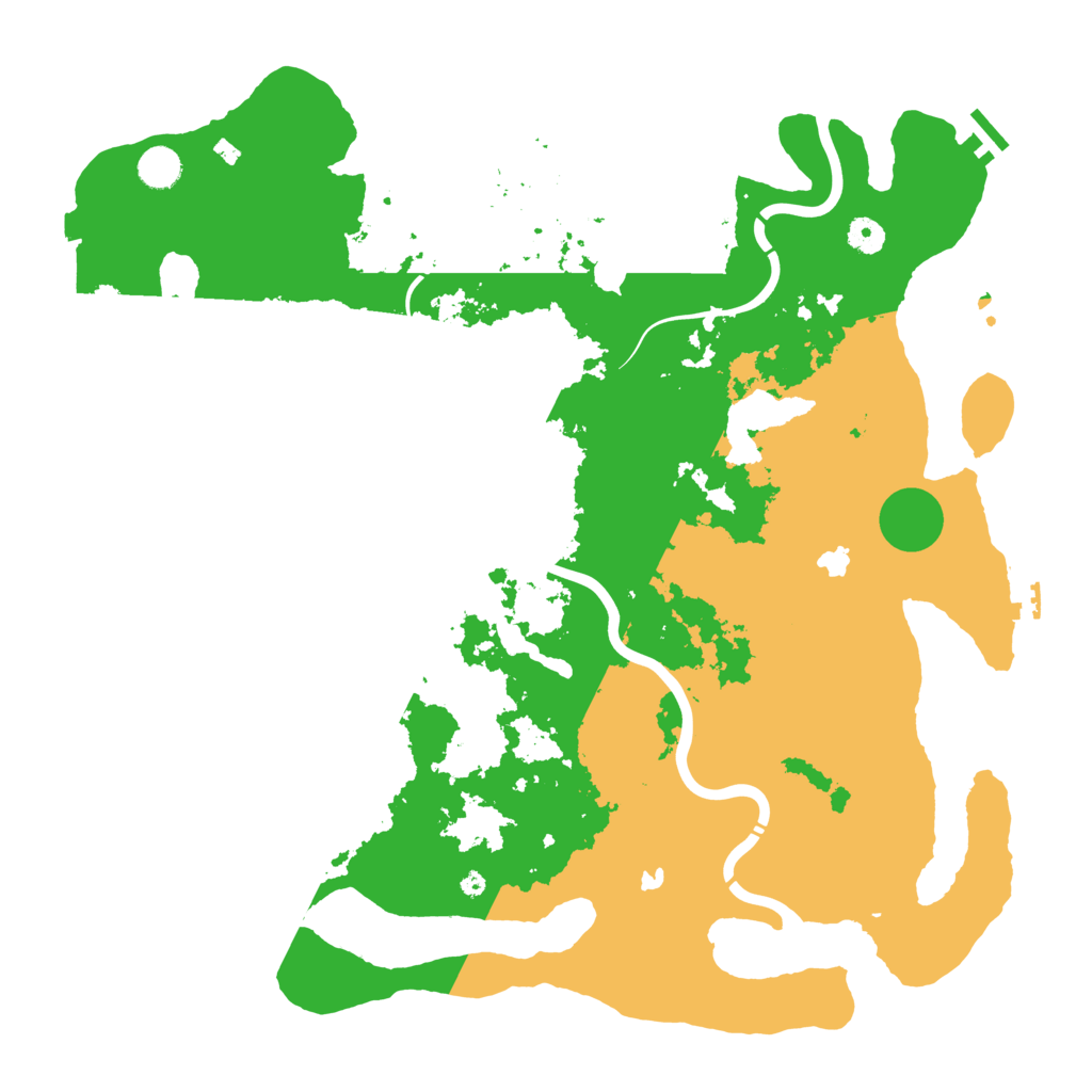 Biome Rust Map: Procedural Map, Size: 4500, Seed: 897954530