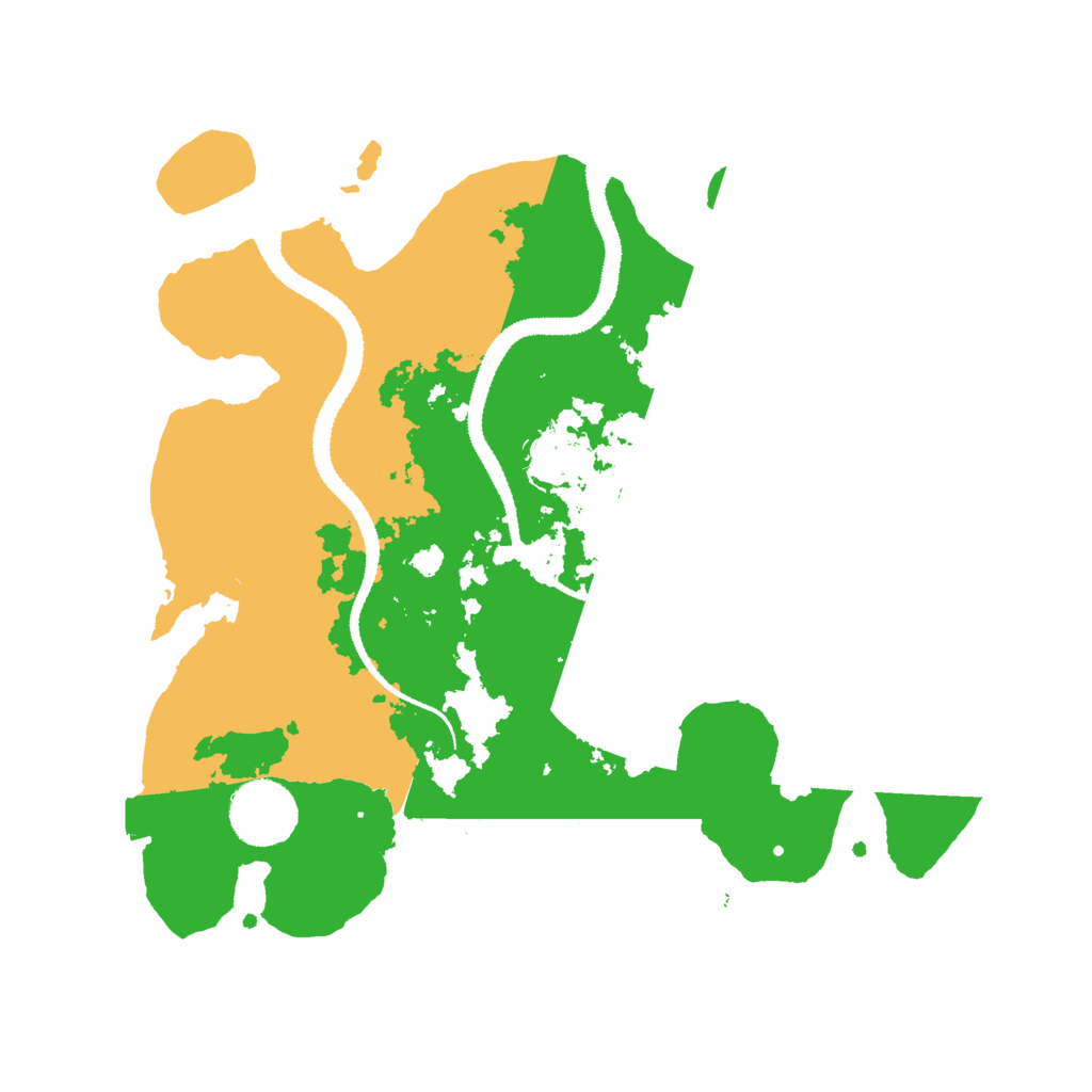 Biome Rust Map: Procedural Map, Size: 3000, Seed: 967990420