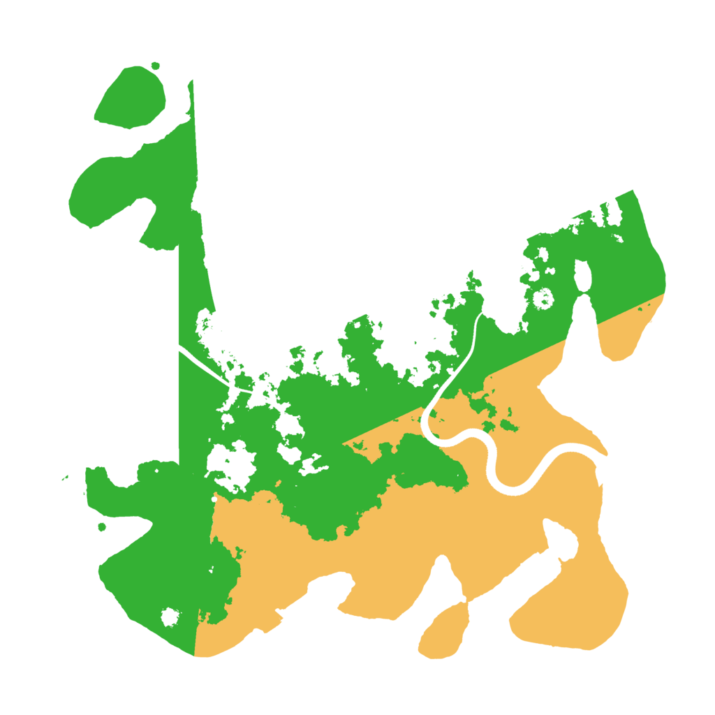 Biome Rust Map: Procedural Map, Size: 3500, Seed: 87651