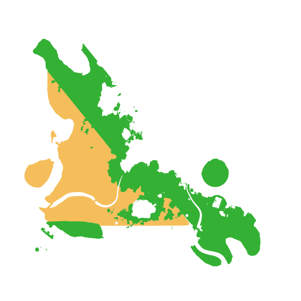 Biome Rust Map: Procedural Map, Size: 3000, Seed: 50052