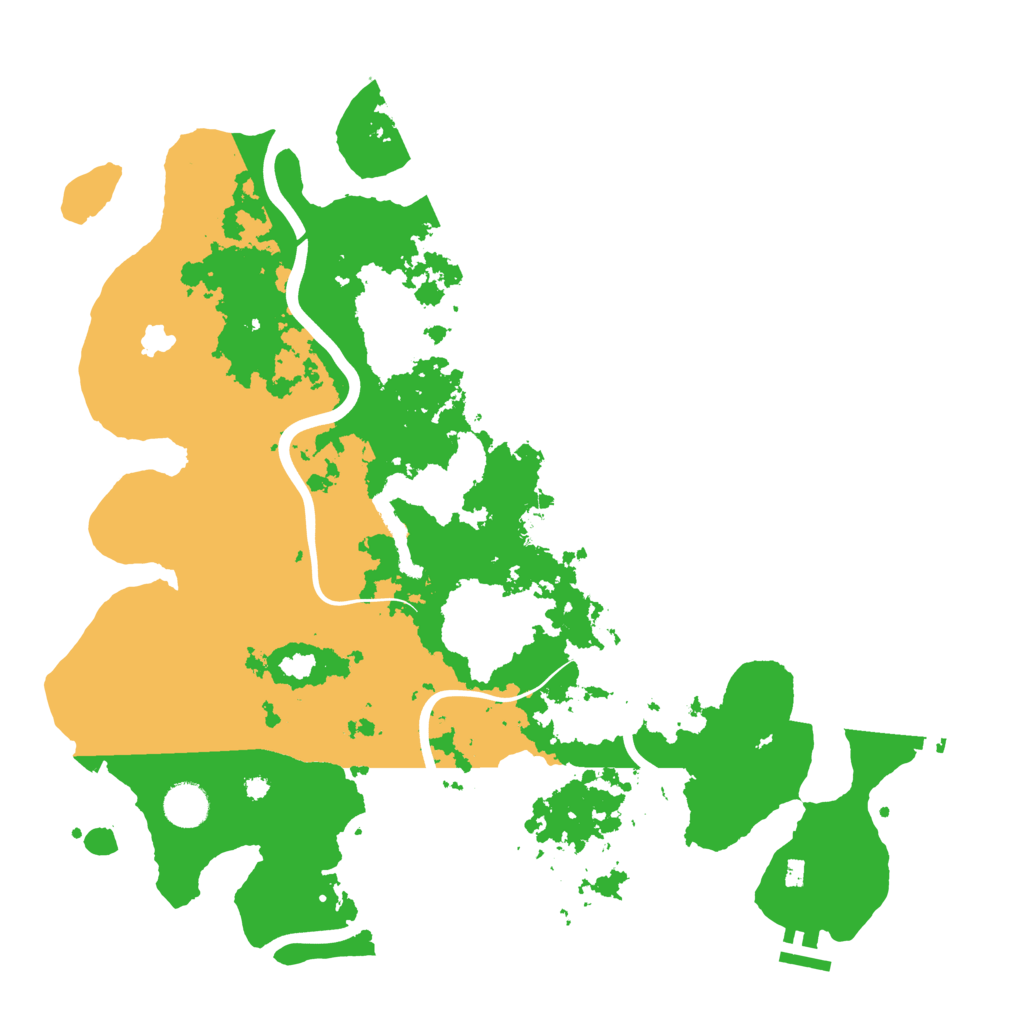Biome Rust Map: Procedural Map, Size: 4000, Seed: 1610651976