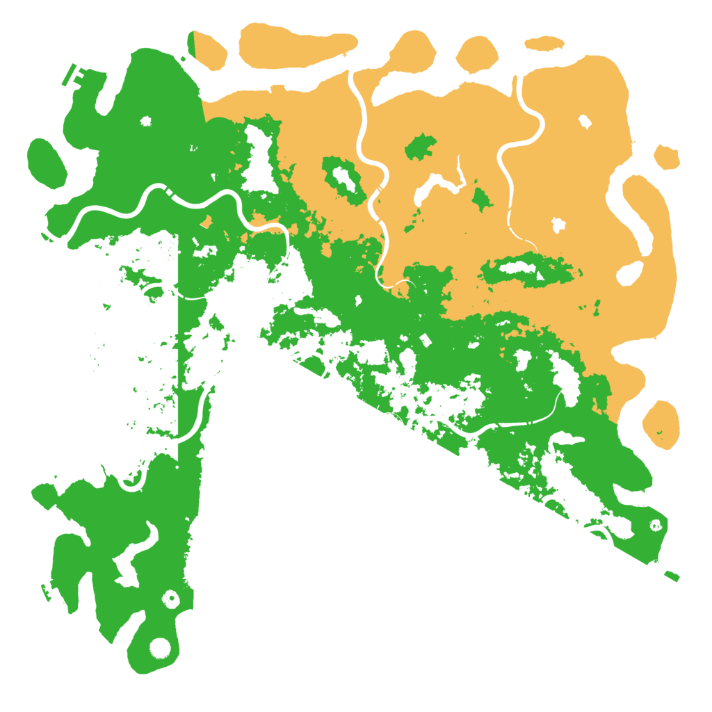 Biome Rust Map: Procedural Map, Size: 6000, Seed: 664556453