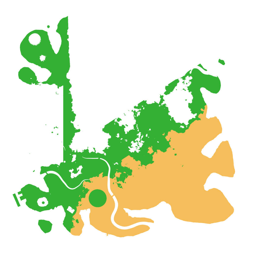 Biome Rust Map: Procedural Map, Size: 3750, Seed: 294877606