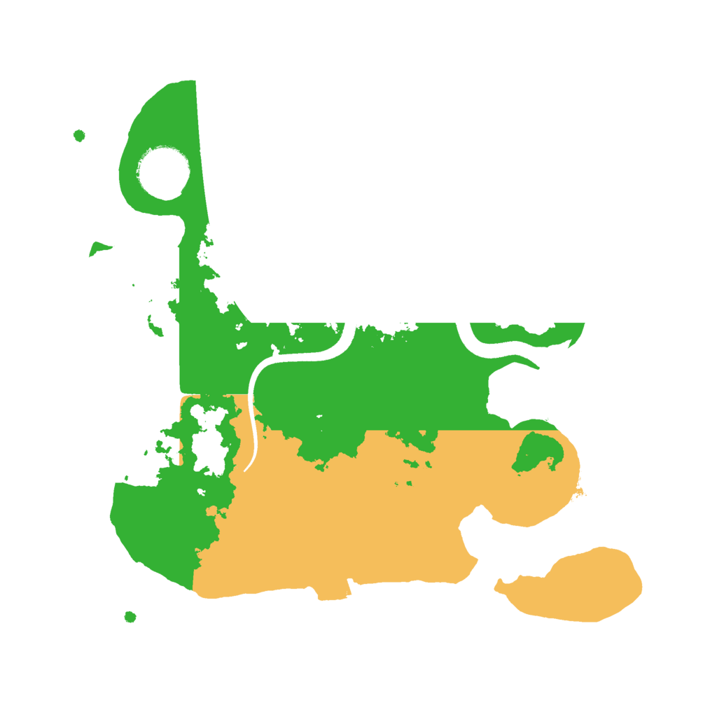 Biome Rust Map: Procedural Map, Size: 2500, Seed: 1978978567