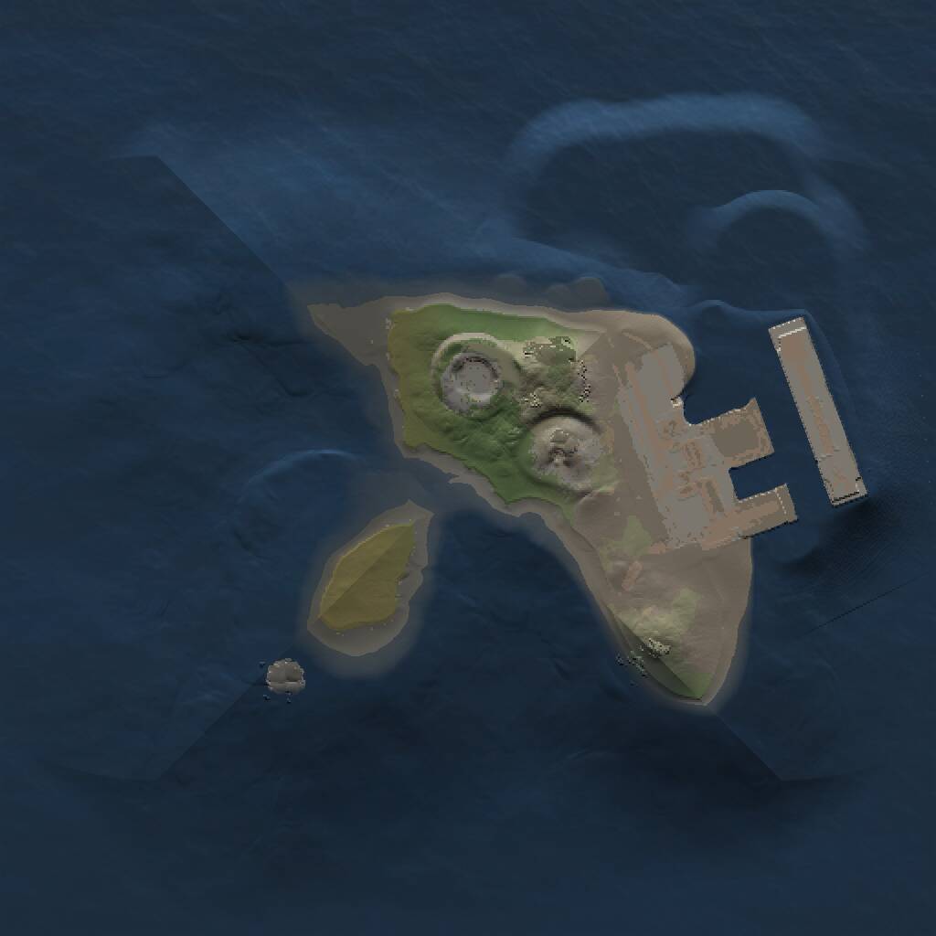 Rust Map: Procedural Map, Size: 1000, Seed: 766924653, 2 Monuments