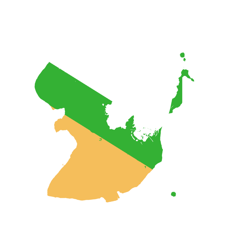 Biome Rust Map: Procedural Map, Size: 2000, Seed: 2097808898