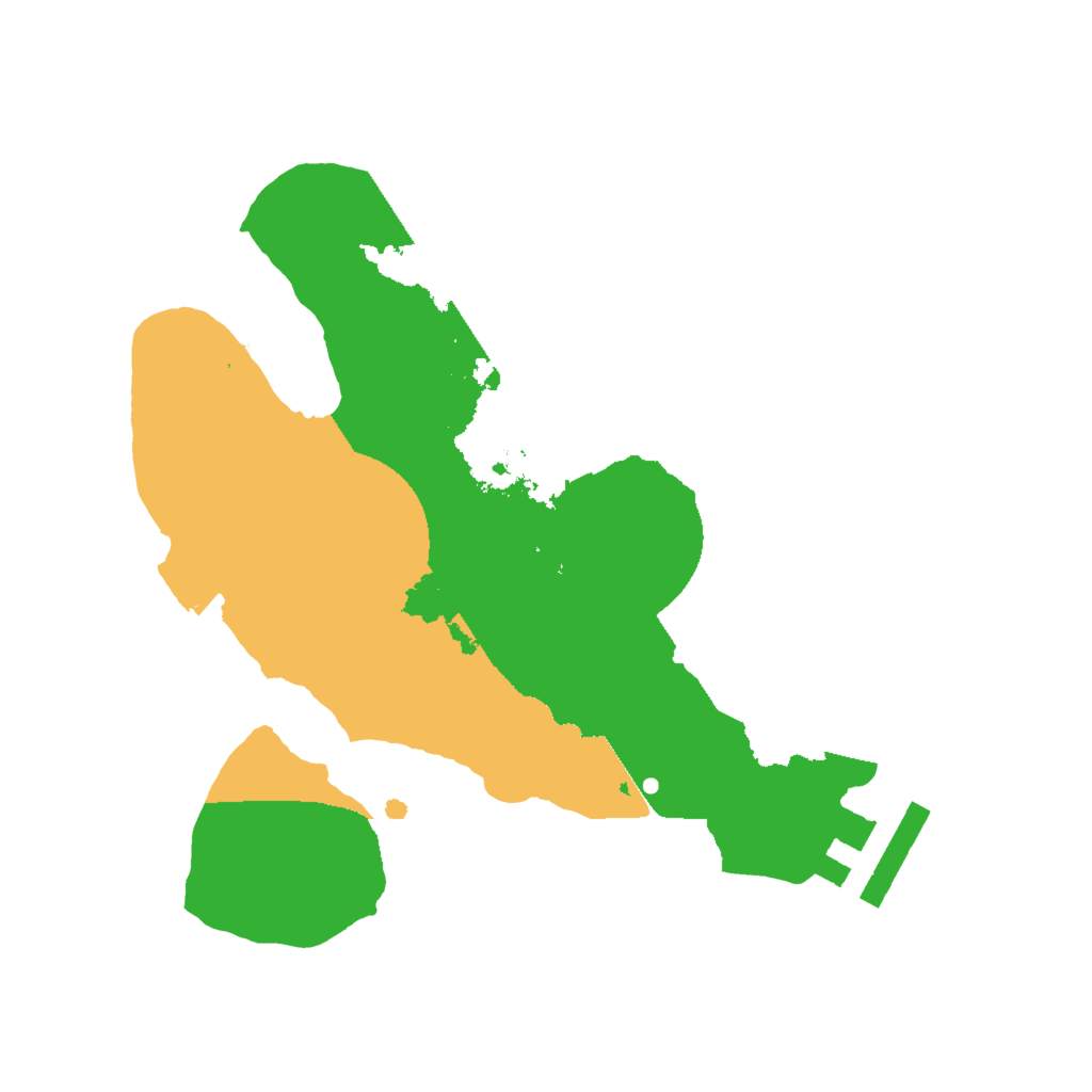 Biome Rust Map: Procedural Map, Size: 2000, Seed: 395784847