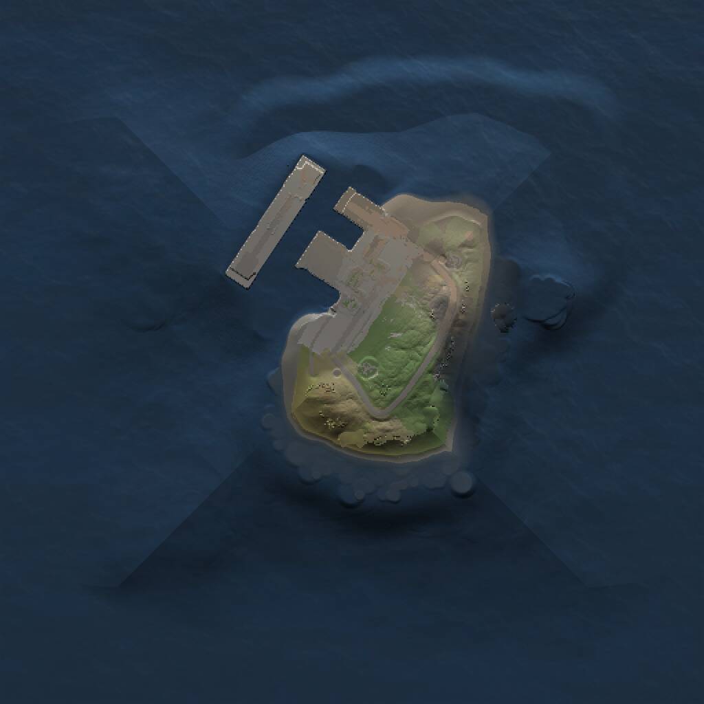 Rust Map: Procedural Map, Size: 1000, Seed: 419338978, 2 Monuments