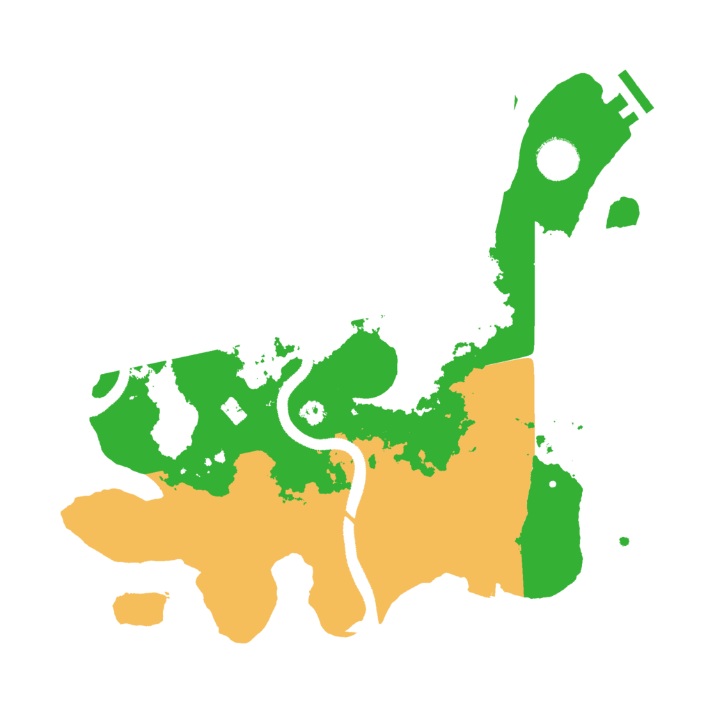 Biome Rust Map: Procedural Map, Size: 3000, Seed: 33234