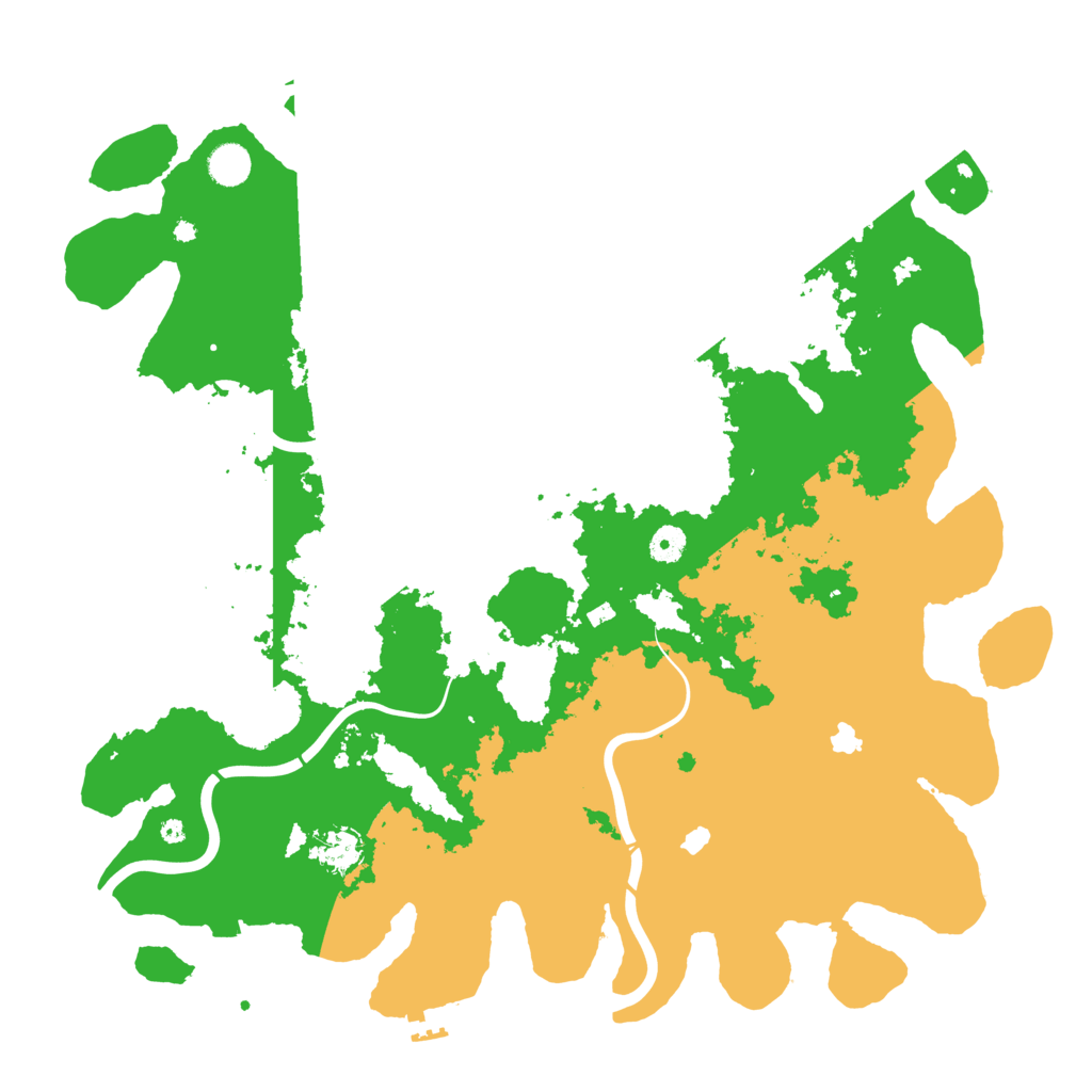 Biome Rust Map: Procedural Map, Size: 4500, Seed: 659667860