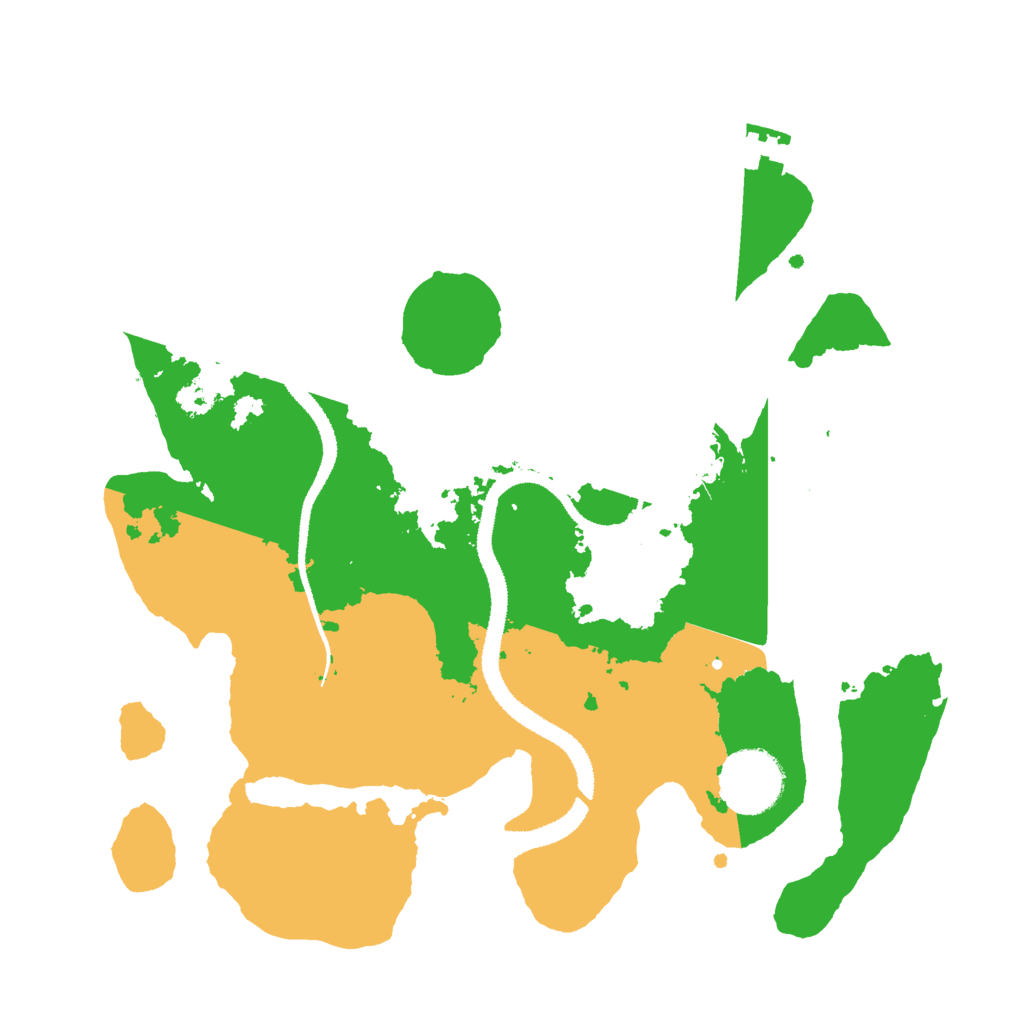 Biome Rust Map: Procedural Map, Size: 2900, Seed: 37677