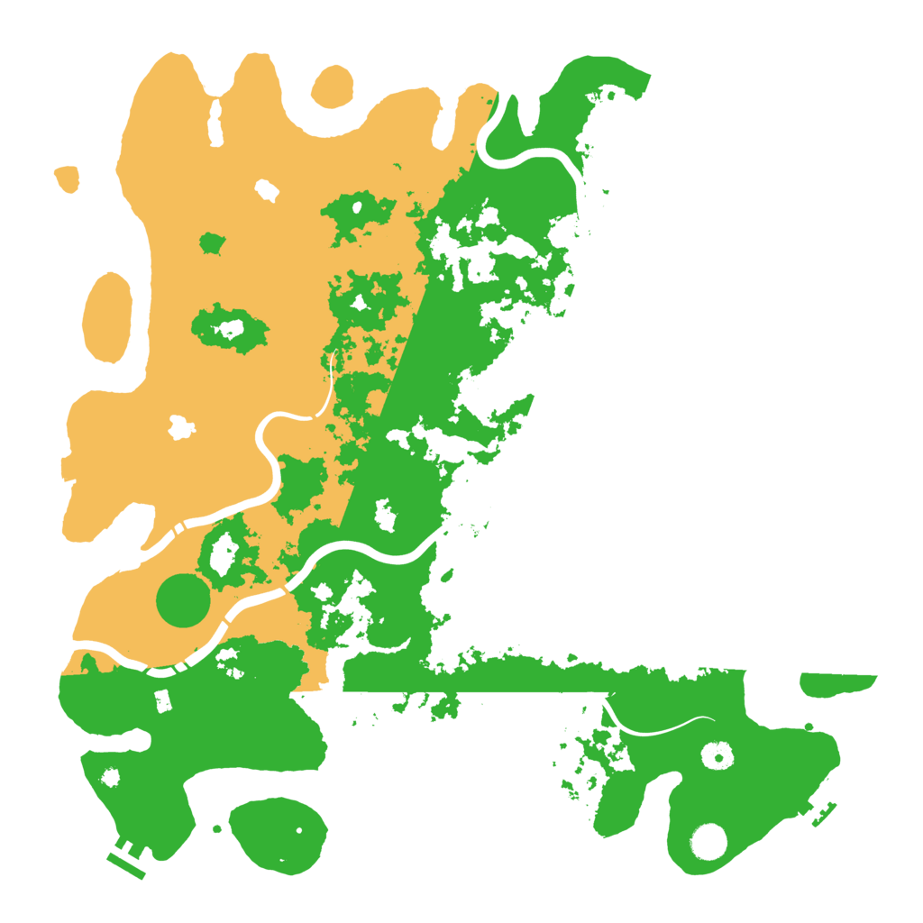Biome Rust Map: Procedural Map, Size: 4500, Seed: 26444