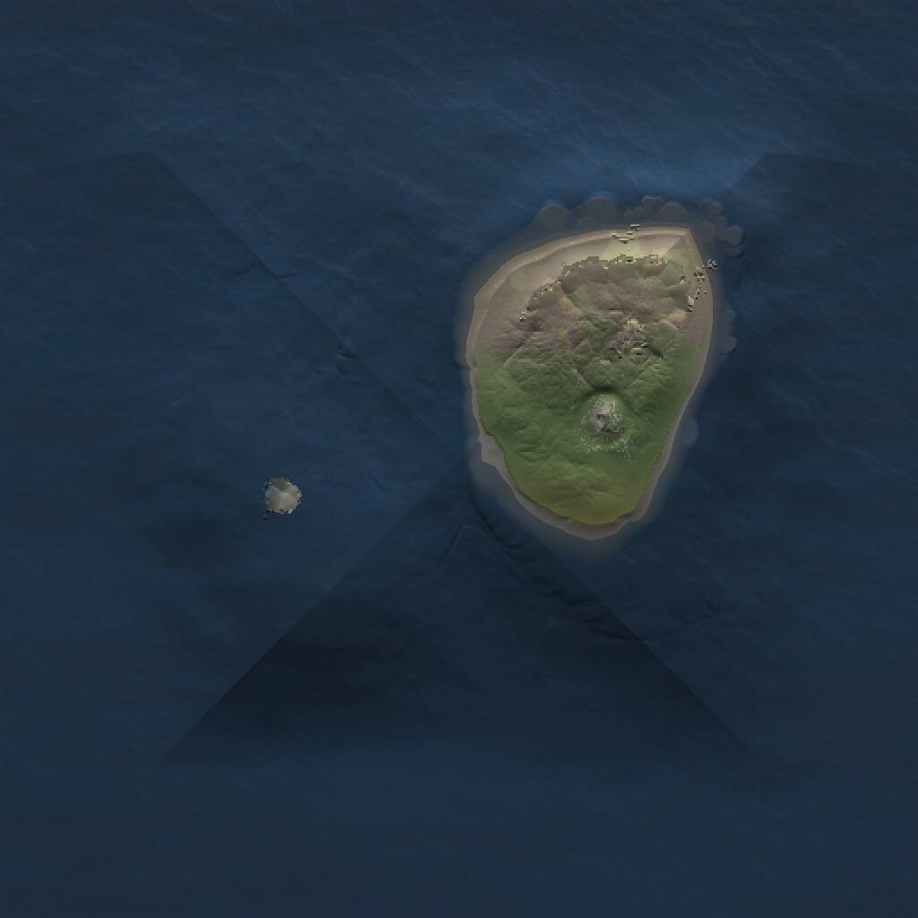 Rust Map: Procedural Map, Size: 1000, Seed: 883636539, 1 Monuments