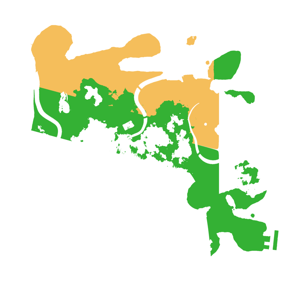 Biome Rust Map: Procedural Map, Size: 3000, Seed: 311580