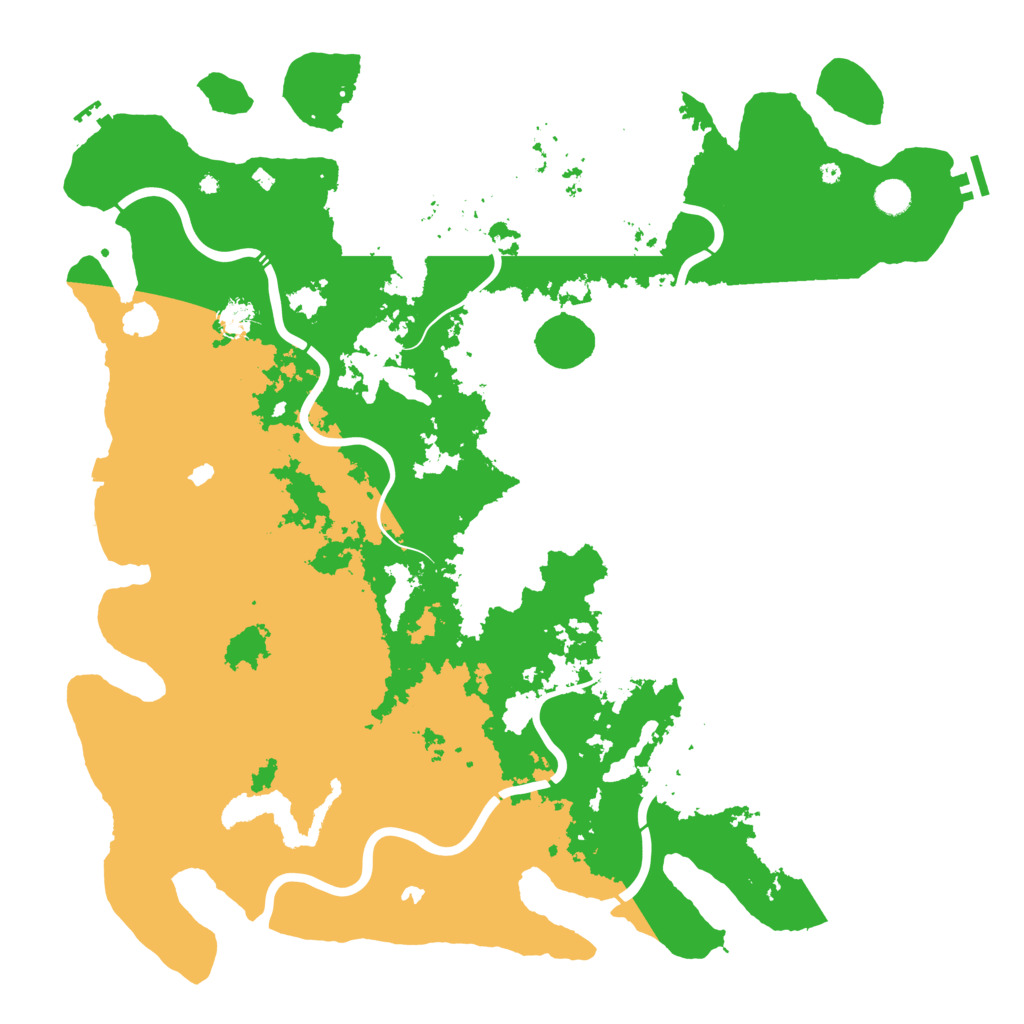 Biome Rust Map: Procedural Map, Size: 5000, Seed: 3563457