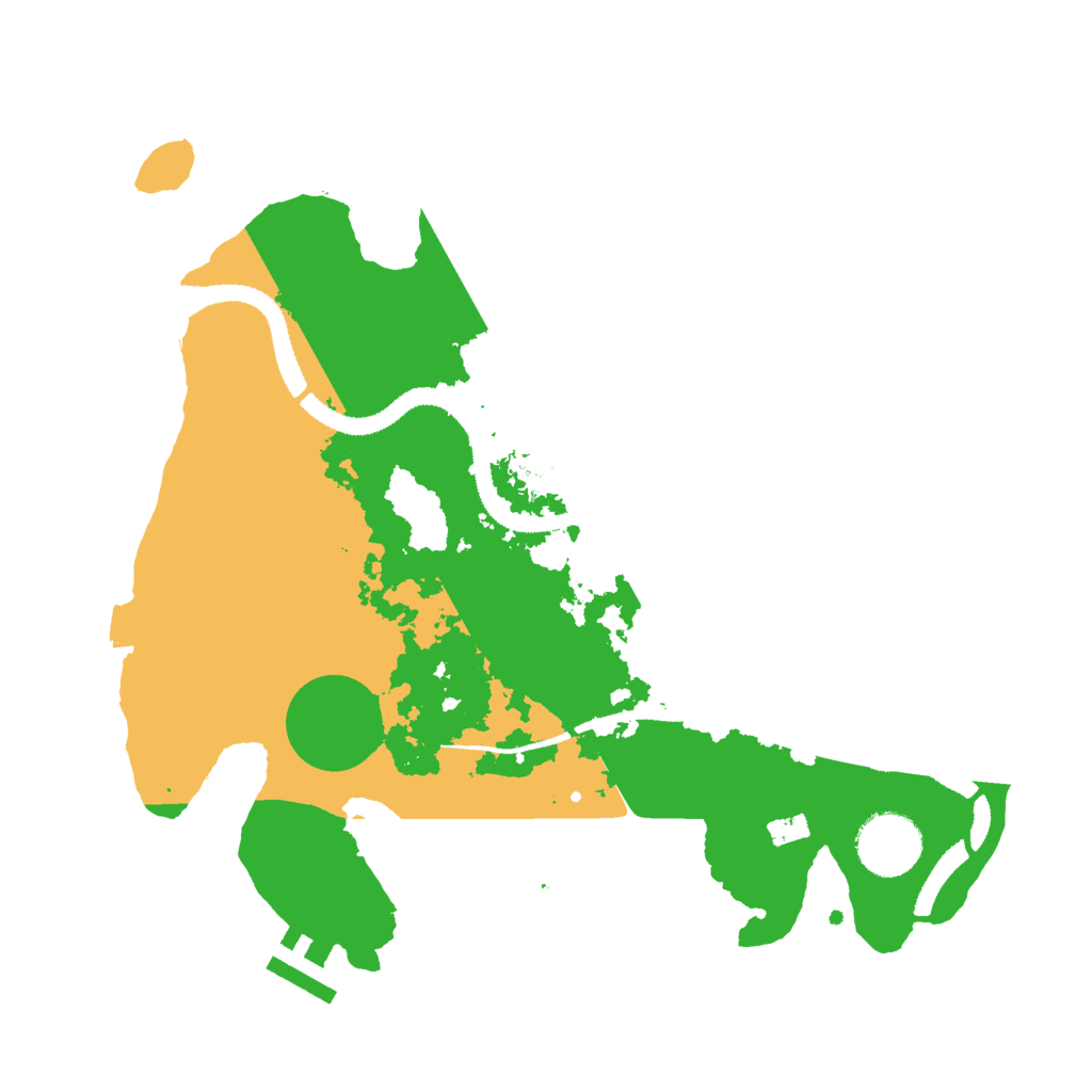 Biome Rust Map: Procedural Map, Size: 3000, Seed: 112495264
