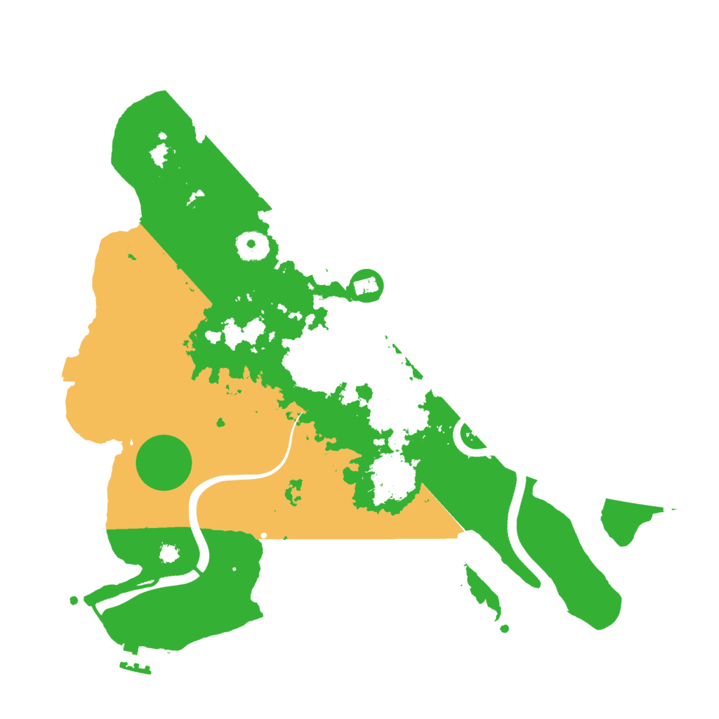Biome Rust Map: Procedural Map, Size: 3400, Seed: 5000