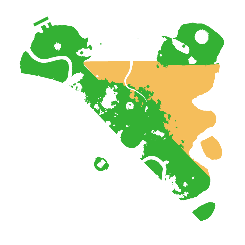 Biome Rust Map: Procedural Map, Size: 3100, Seed: 109820431