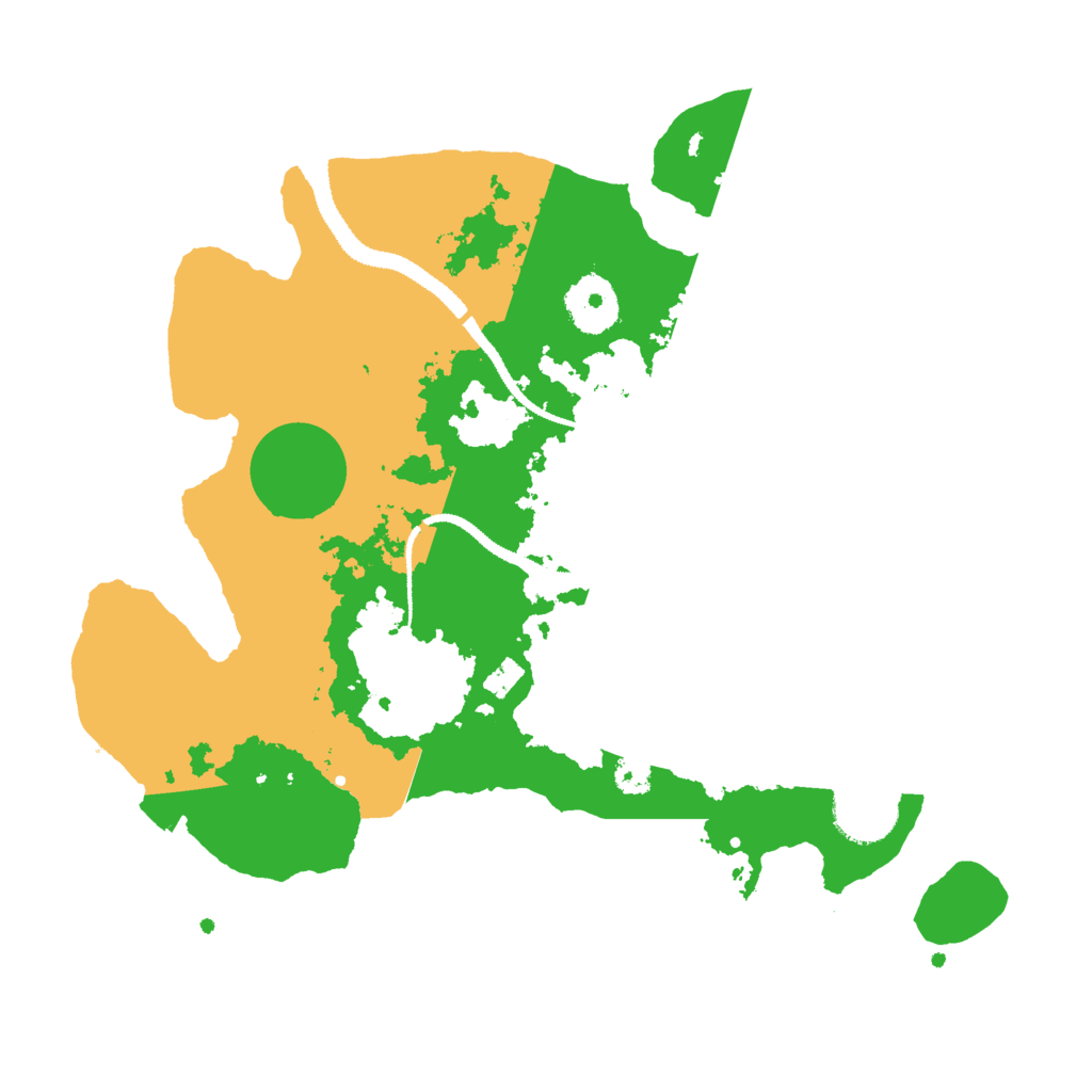 Biome Rust Map: Procedural Map, Size: 3000, Seed: 74756