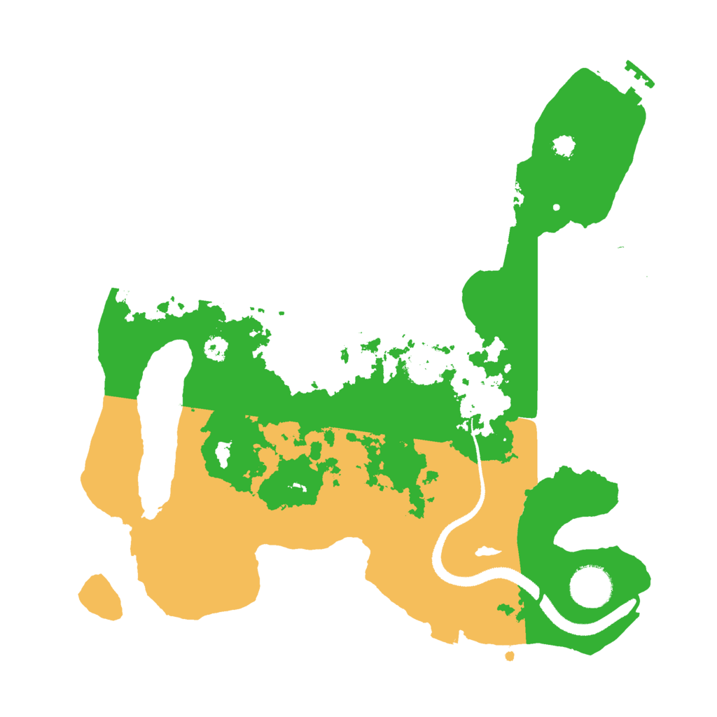 Biome Rust Map: Procedural Map, Size: 3000, Seed: 563282