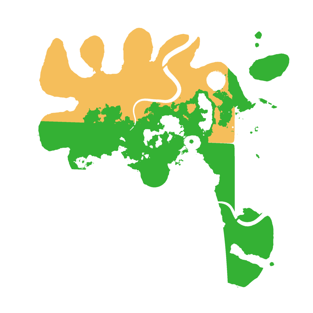 Biome Rust Map: Procedural Map, Size: 3000, Seed: 777777777