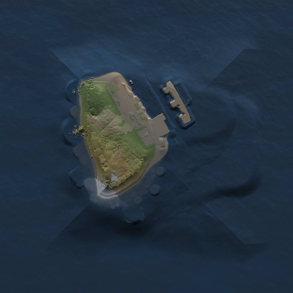 Rust Map: Procedural Map, Size: 1000, Seed: 609141806, 2 Monuments