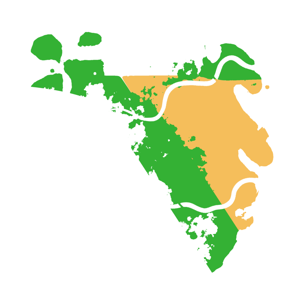 Biome Rust Map: Procedural Map, Size: 3000, Seed: 1115