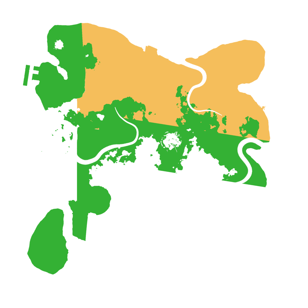 Biome Rust Map: Procedural Map, Size: 3000, Seed: 1114506579