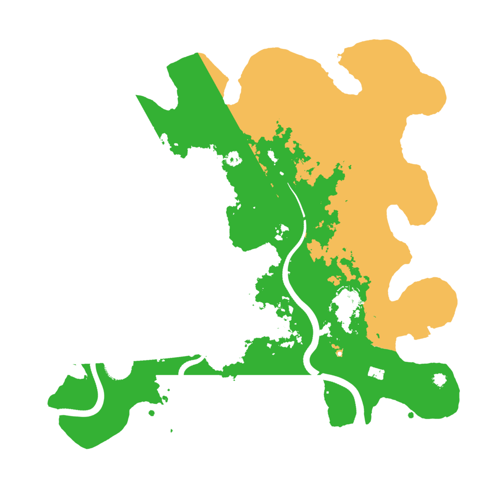 Biome Rust Map: Procedural Map, Size: 3390, Seed: 649861369