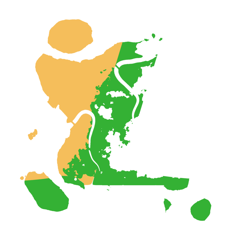 Biome Rust Map: Procedural Map, Size: 2700, Seed: 1756382498
