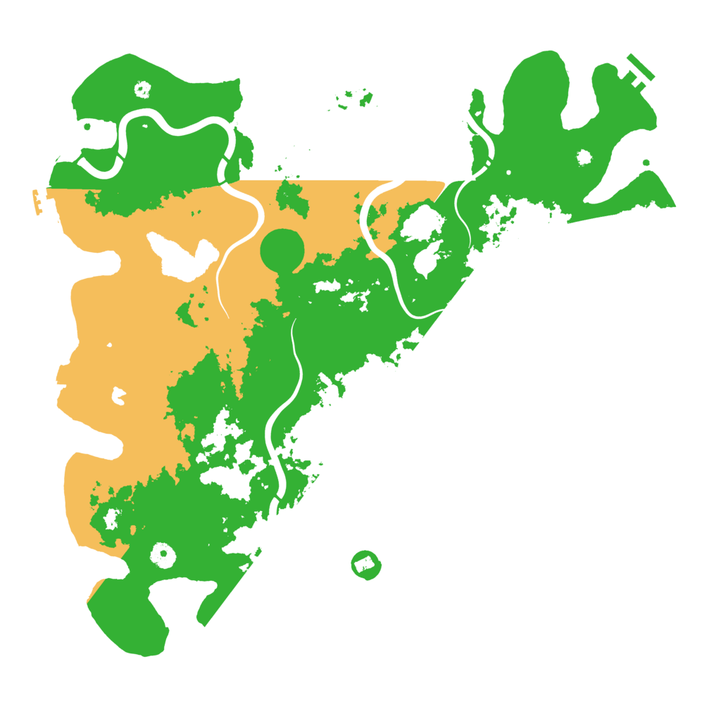 Biome Rust Map: Procedural Map, Size: 4300, Seed: 126025554