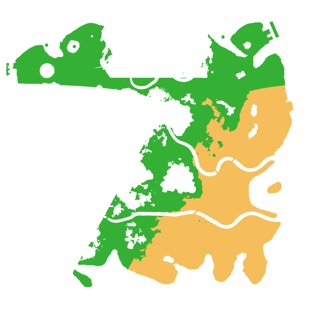 Biome Rust Map: Procedural Map, Size: 3750, Seed: 1129151044