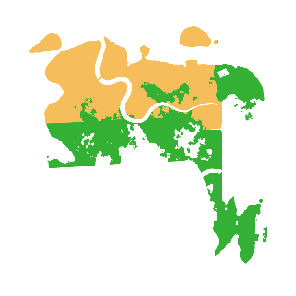 Biome Rust Map: Procedural Map, Size: 3000, Seed: 454257141