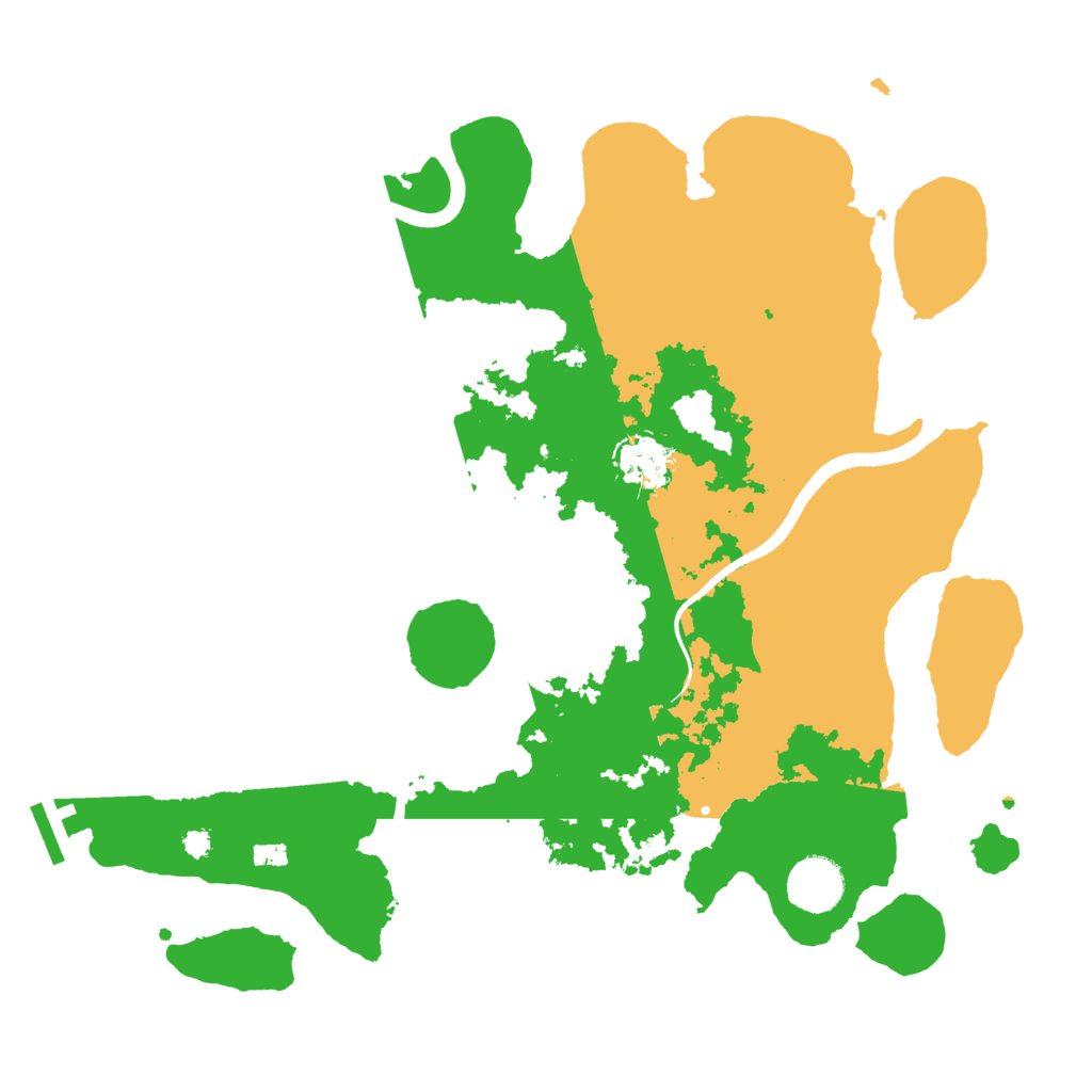 Biome Rust Map: Procedural Map, Size: 3500, Seed: 1005717554