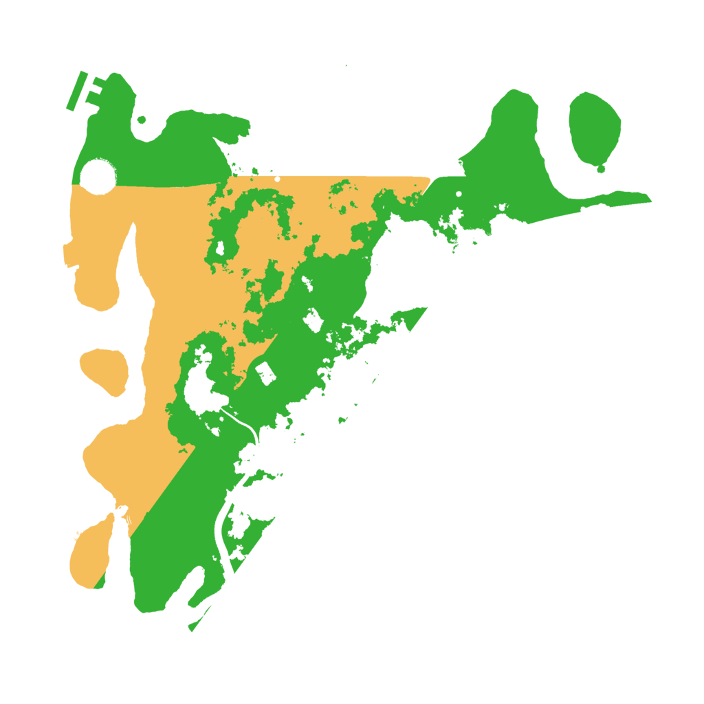 Biome Rust Map: Procedural Map, Size: 3500, Seed: 2626