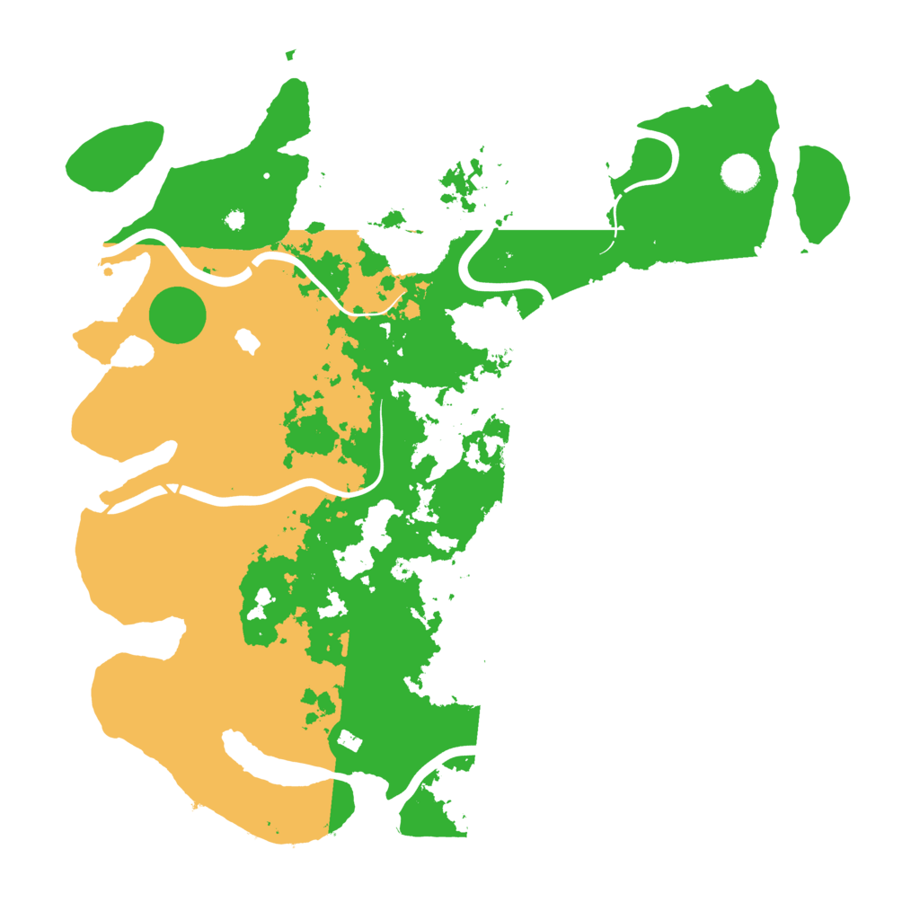 Biome Rust Map: Procedural Map, Size: 4250, Seed: 468703215