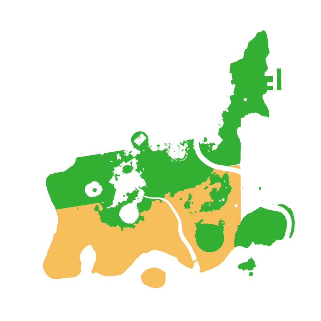 Biome Rust Map: Procedural Map, Size: 3000, Seed: 283519624