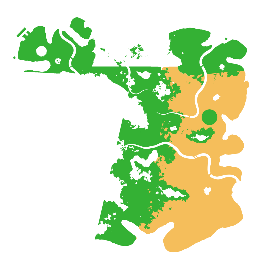 Biome Rust Map: Procedural Map, Size: 4500, Seed: 1744816438