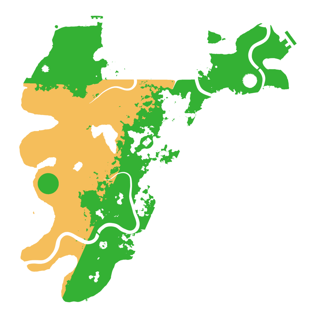 Biome Rust Map: Procedural Map, Size: 4000, Seed: 816218859