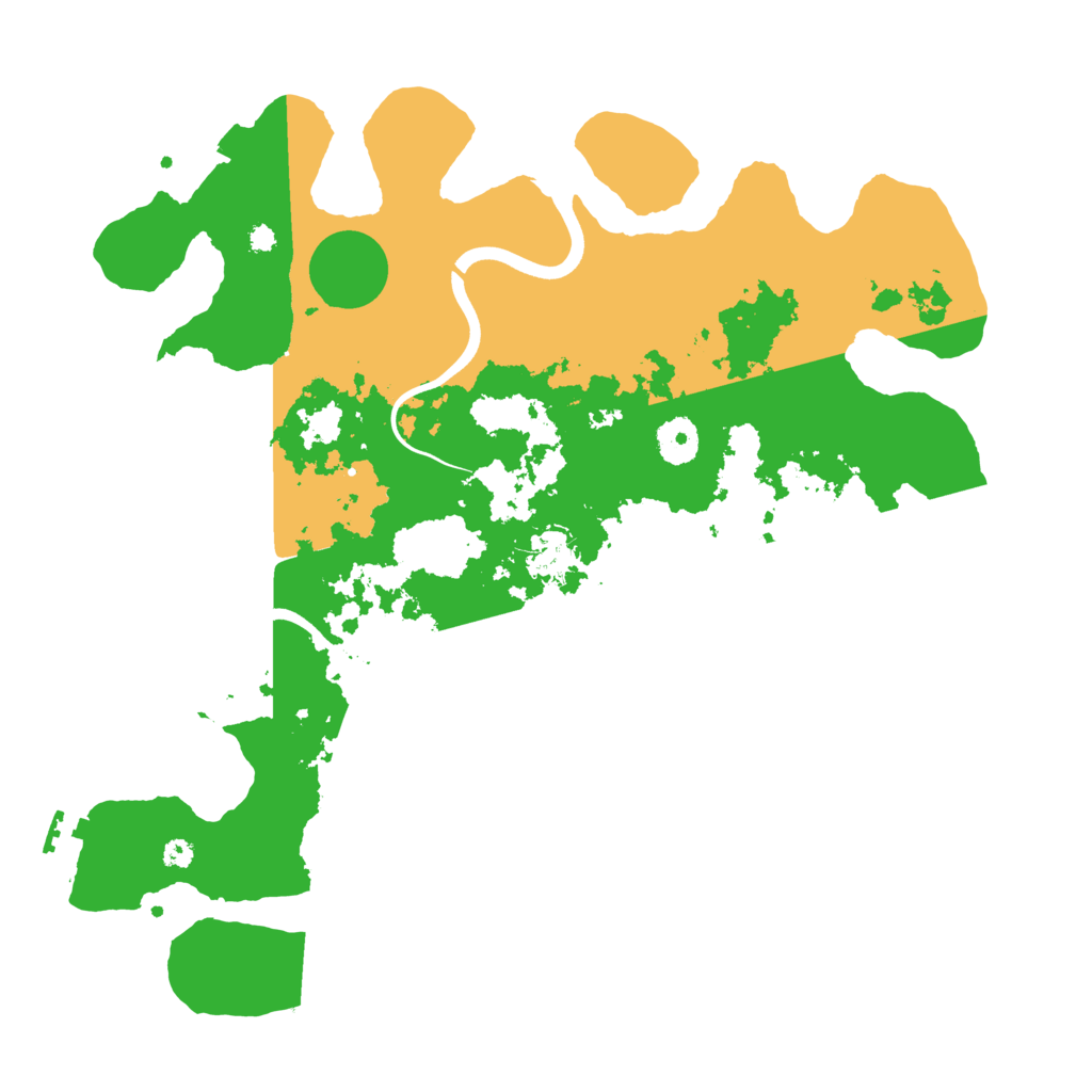 Biome Rust Map: Procedural Map, Size: 3700, Seed: 839241539
